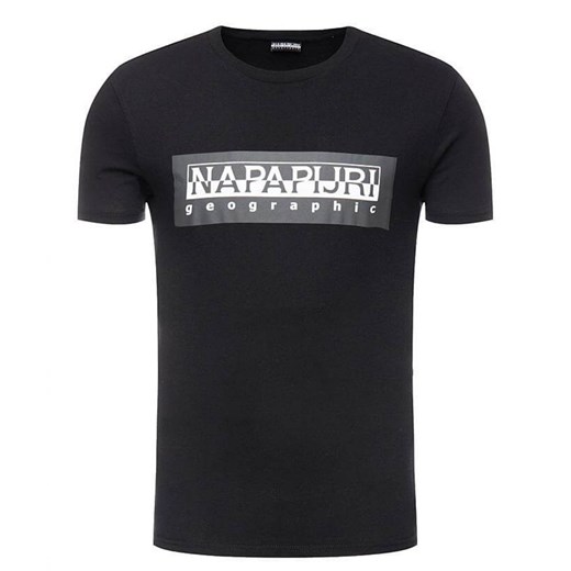 Sele T-shirt Black Napapijri   runcolors.pl