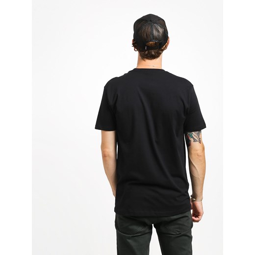 T-shirt męski Supra czarny z krótkim rękawem 