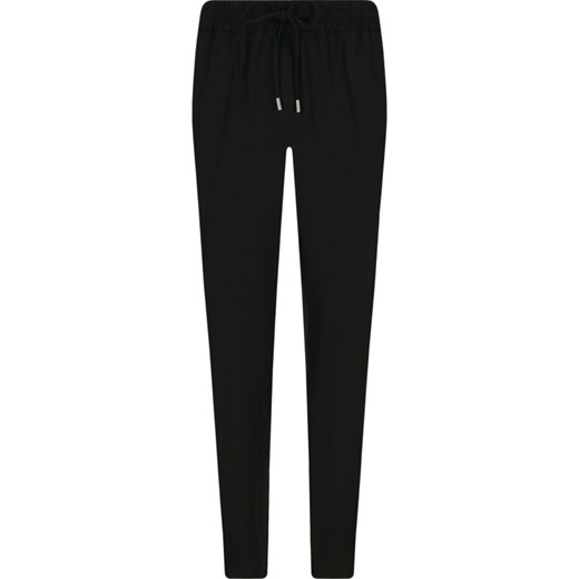 Czarne spodnie damskie Max & Co. bez wzorów 