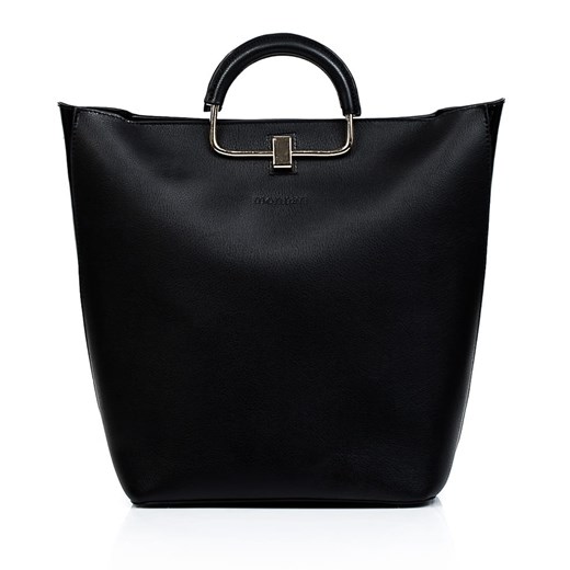 Shopper bag czarna Monnari do ręki matowa elegancka duża 