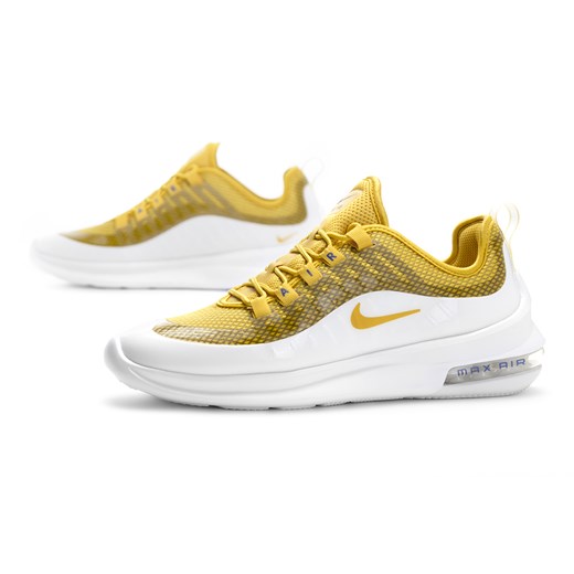 Buty sportowe damskie żółte Nike do biegania młodzieżowe gładkie na wiosnę wiązane płaskie 