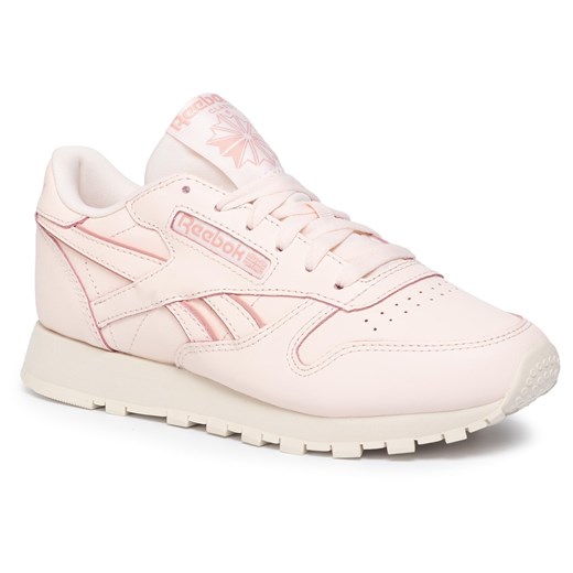 Buty sportowe damskie Reebok do biegania różowe sznurowane na wiosnę 
