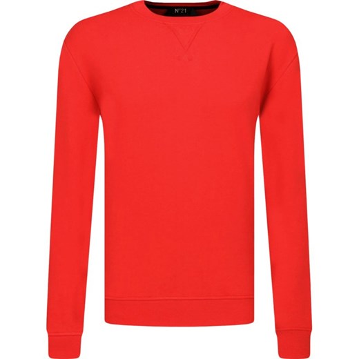 Bluza męska czerwona N21 bez wzorów 