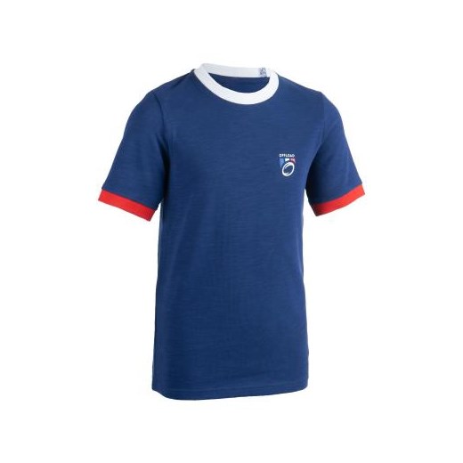 T-shirt do rugby dla kibiców Mistrzostw Świata Rugby 2019 Francja dla dzieci  Offload 14 LAT Decathlon
