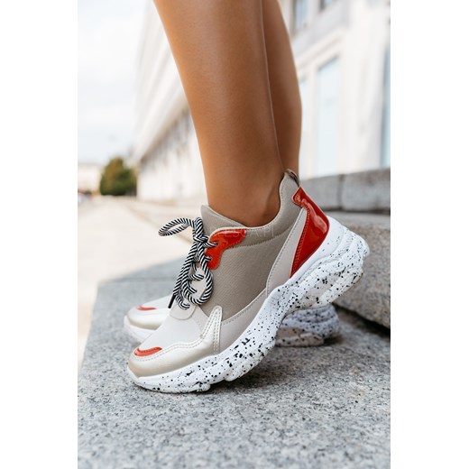 Buty sportowe damskie na fitness z tworzywa sztucznego młodzieżowe 