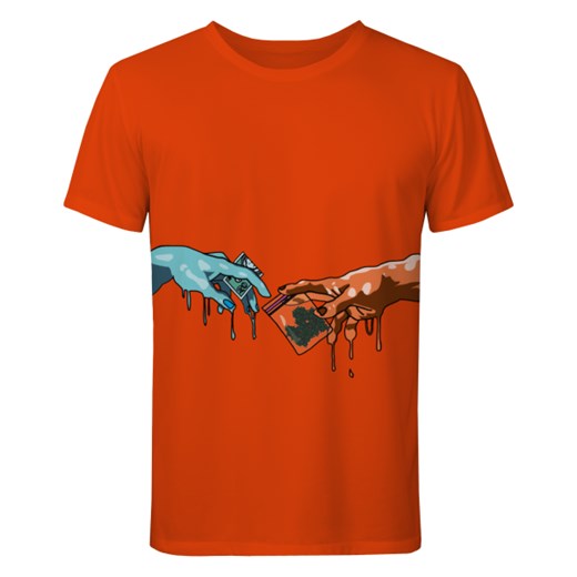 T-shirt męski Urbanpatrol z krótkim rękawem 