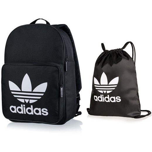 Zestaw plecak Classic Trefoil + worek Trefoil Adidas Originals (czarny) Adidas Originals   okazja SPORT-SHOP.pl 