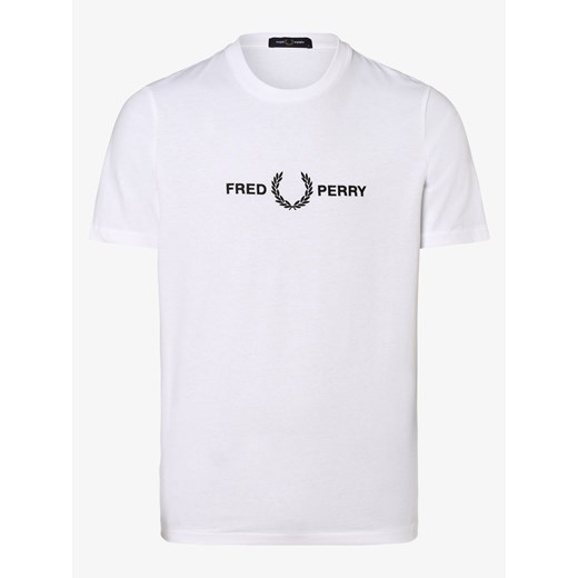 Fred Perry - T-shirt męski, biały  Fred Perry M vangraaf