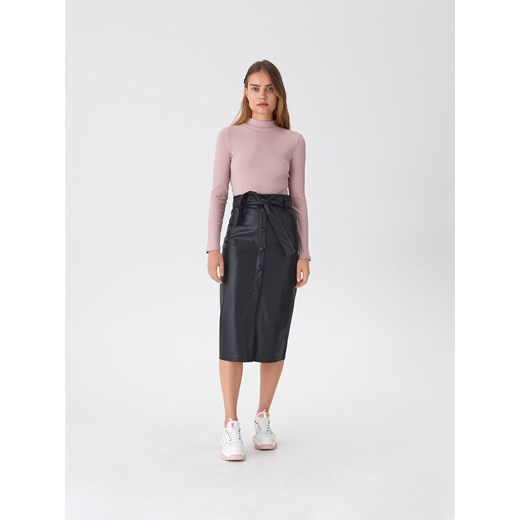 House - Spódnica z imitacji skóry - Czarny  House S 