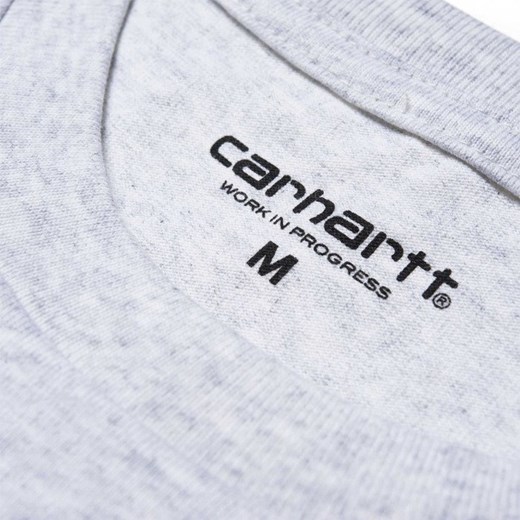 Koszulka męska Carhartt College T-Shirt I024772 ASH HEATHER/BLACK  Carhartt Wip  sneakerstudio.pl