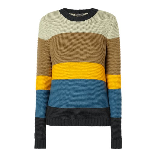 Sweter ze wzorem w blokowe pasy Montego  S Peek&Cloppenburg 