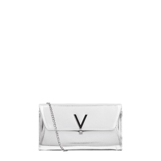 Kopertówka Valentino By Mario elegancka srebrna 