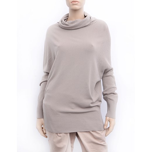 SWETER 5299CIA BEIGE unisono  delikatne