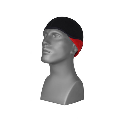 Czapka dwustronna FLEECE HAT REVERSIBLE black/red