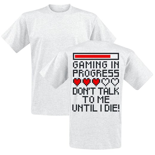 T-shirt męski Gaming In Progress ... z krótkimi rękawami 