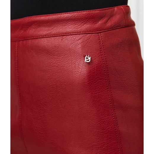 Czerwona spódnica Pepe Jeans bez wzorów 