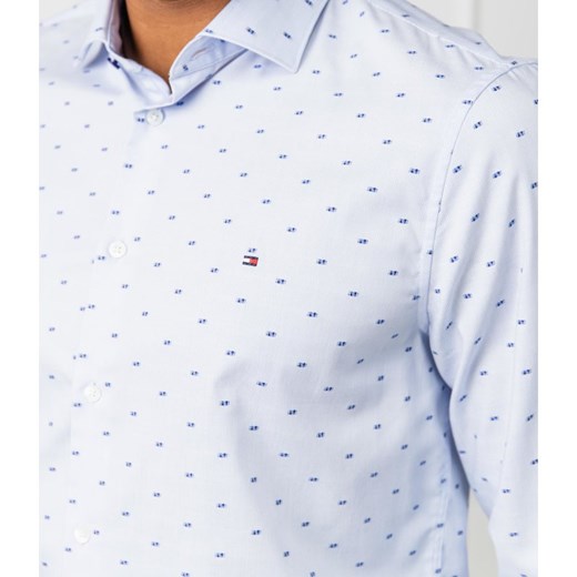 Koszula męska Tommy Hilfiger w abstrakcyjne wzory z długim rękawem casual 