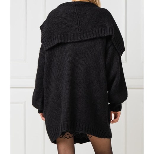 N21 sweter damski czarny bez wzorów 