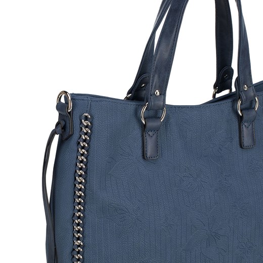 Wittchen shopper bag matowa ze skóry ekologicznej elegancka do ręki duża 