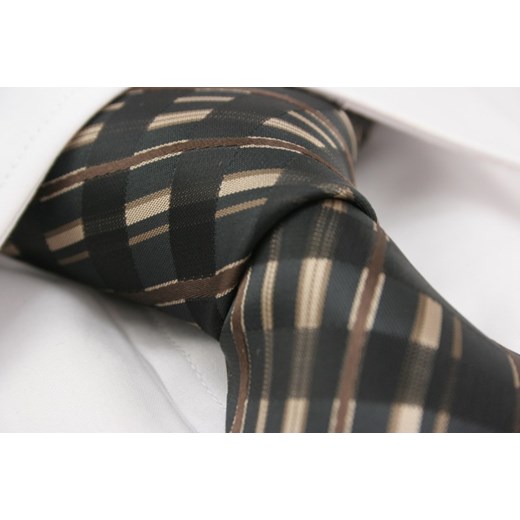 Modny krawat Angelo di Monti KRADM0819 jegoszafa-pl szary grawer