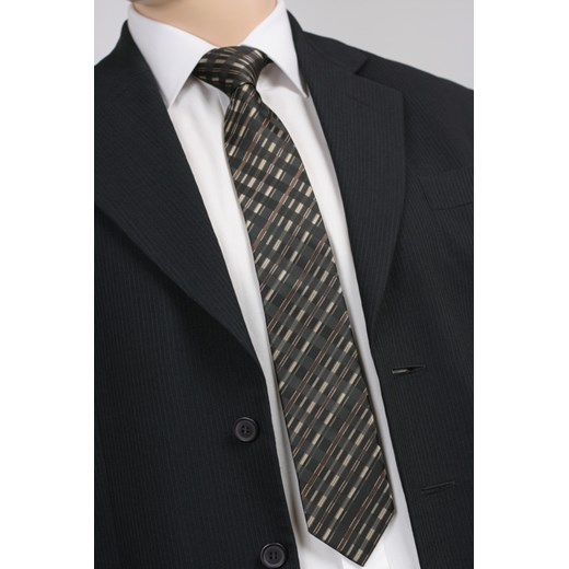 Modny krawat Angelo di Monti KRADM0819 jegoszafa-pl szary klasyczny