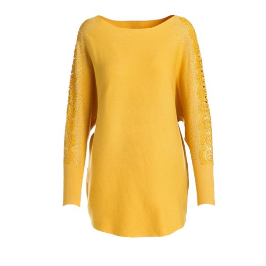 Żółty Sweter Rosalyn  Renee M/L Renee odzież