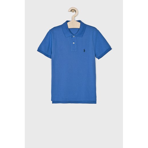 T-shirt chłopięce Polo Ralph Lauren niebieski bawełniany 