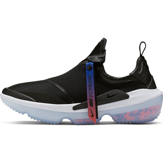 Buty sportowe damskie Nike dla biegaczy na płaskiej podeszwie z zamkiem gładkie skórzane 