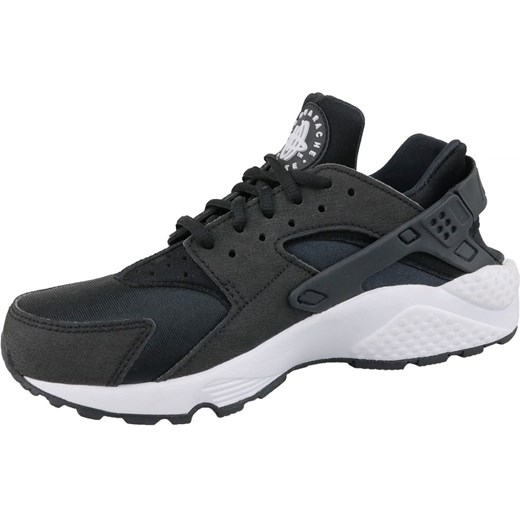 Nike buty sportowe damskie dla biegaczy huarache czarne bez wzorów płaskie wiosenne 