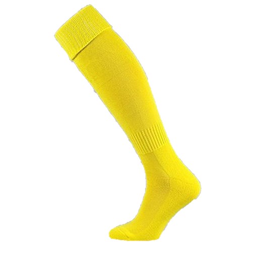 Skarpetogetry piłkarskie Iskierka na wiosnę żółte z poliamidu 