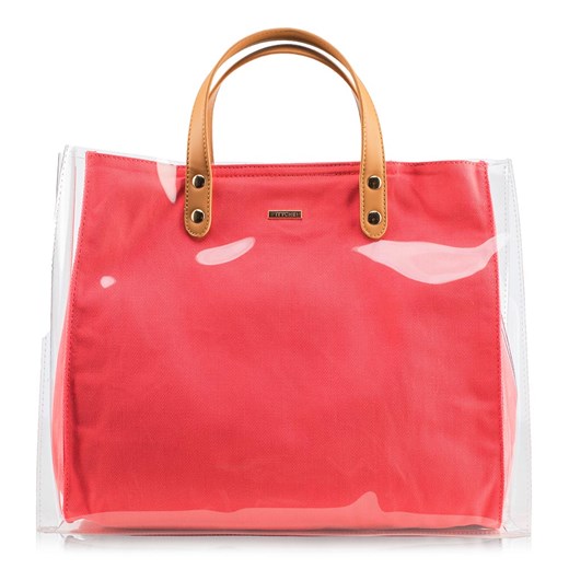 Shopper bag Wittchen ze skóry ekologicznej średnia do ręki elegancka 