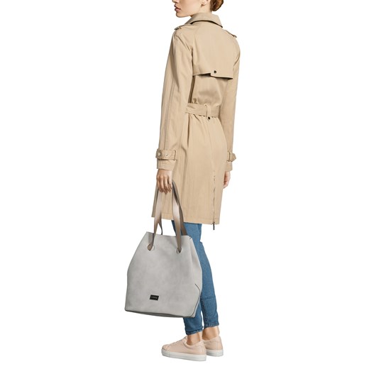 Shopper bag Comma, elegancka duża bez dodatków na ramię 