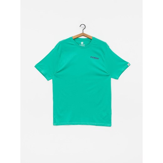 T-shirt męski Element zielony z krótkim rękawem 