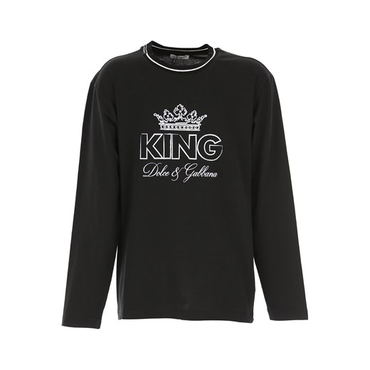 Dolce & Gabbana Koszulka Dziecięca dla Chłopców Na Wyprzedaży, czarny, Bawełna, 2019, 10Y 3Y 4Y 6Y 8Y