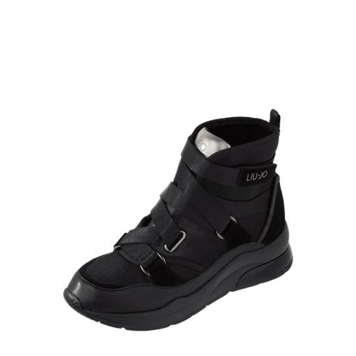 Sneakersy damskie Liu Jo Milano czarne skórzane jesienne