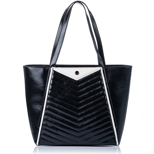 Shopper bag Monnari na ramię czarna elegancka 