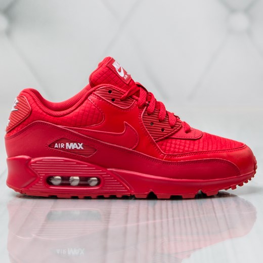 Buty sportowe męskie Nike air max 91 sznurowane czerwone 