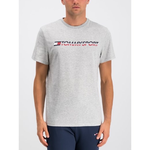 T-shirt męski Tommy Sport szary 