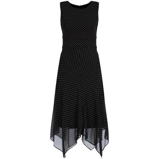 Sukienka Dkny bez rękawów czarna asymetryczna mini 