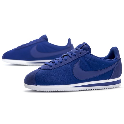 Buty sportowe męskie niebieskie Nike cortez sznurowane na wiosnę 