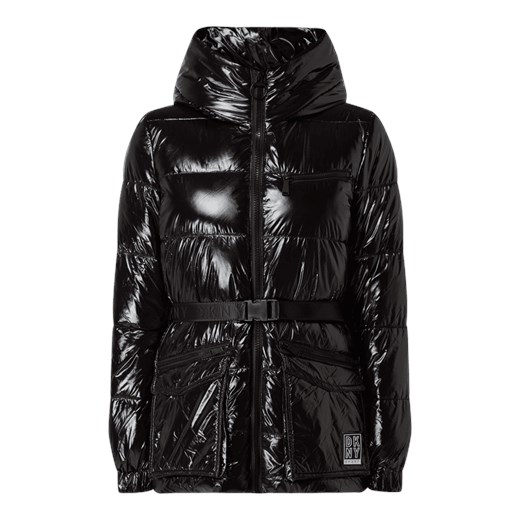 Lakierowana kurtka pikowana — watowana Dkny Performance  L Peek&Cloppenburg 
