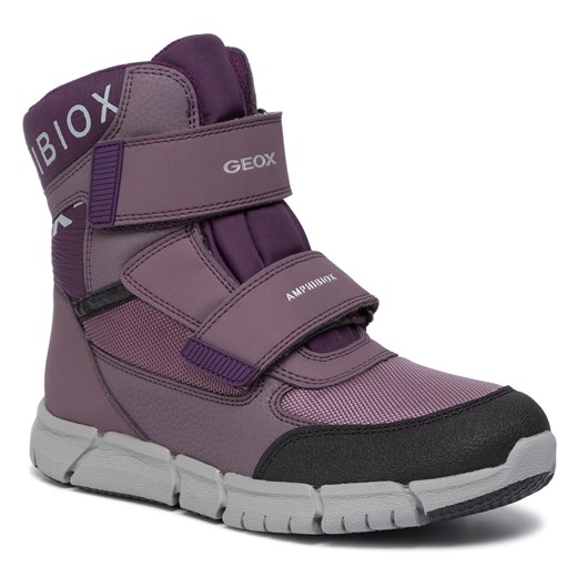 Buty zimowe dziecięce Geox śniegowce na rzepy 
