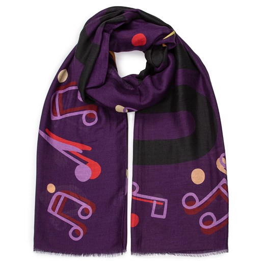 Szalik/chusta Moschino fioletowy