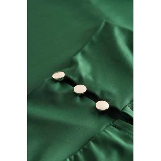 Zielona bluzka damska ORSAY bez wzorów 