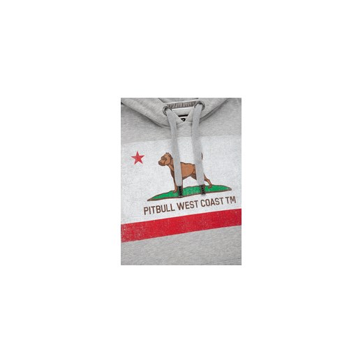 Bluza z kapturem Pit Bull Vintage Flag'19 - Szara (129034.1500)  Pit Bull West Coast L ZBROJOWNIA