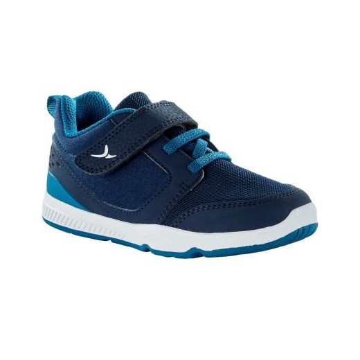 Buty sportowe dziecięce Domyos poliestrowe niebieskie sznurowane 