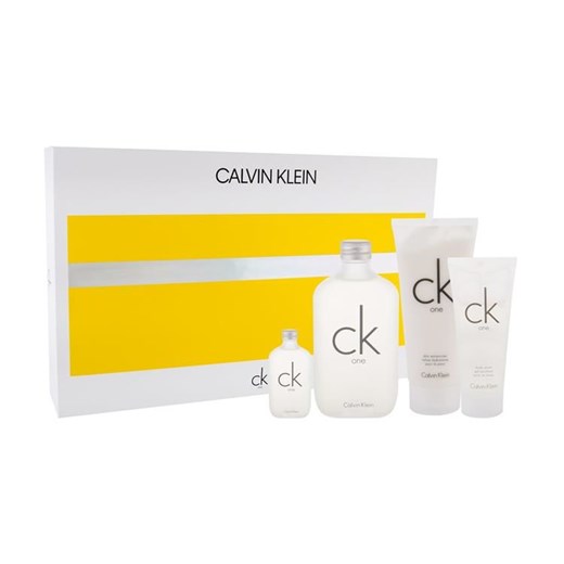 Calvin Klein CK One Woda toaletowa 200 ml + Balsam 100ml + Żel pod prysznic 100ml + Edt 15ml Calvin Klein   perfumeriawarszawa.pl