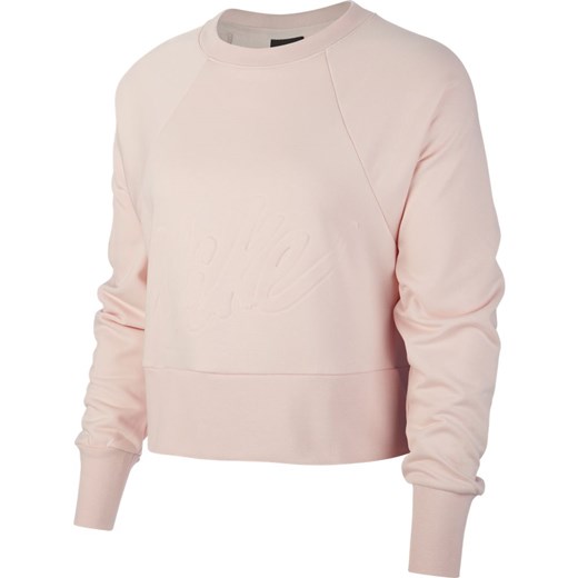 Bluza sportowa różowa Nike na wiosnę bawełniana 