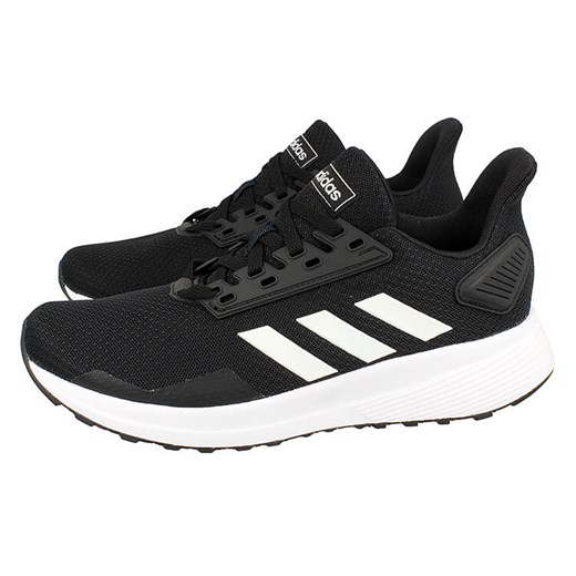 Buty sportowe dziecięce Adidas Neo czarne sznurowane w paski 