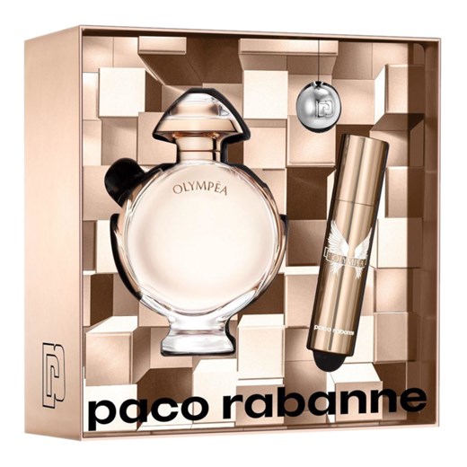 Paco Rabanne Olympea  zestaw - woda perfumowana  50 ml + woda perfumowana 10 ml + breloczek  Paco Rabanne 1 okazyjna cena Perfumy.pl 